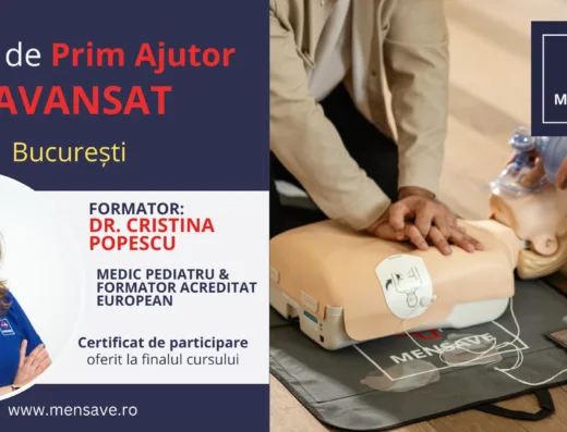 Curs de prim ajutor AVANSAT la Bucuresti cu MENSAVE